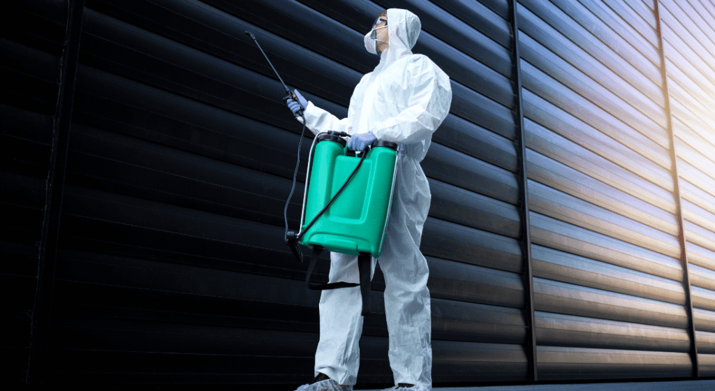 ways smart businesses handle 7 pest control risks is spraying hidden surfaces